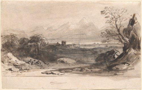 Landscape with Ruins. Creator: John Varley I.