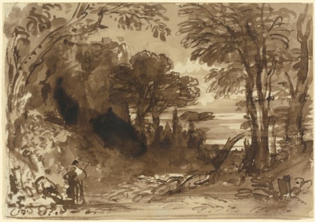 A Clearing in a Forest, late 1830s. Creator: John Varley I.