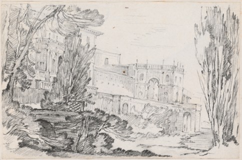 Villa d'Este, Tivoli, 1744/1750. Creator: Joseph-Marie Vien the Elder.