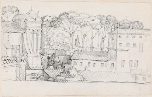 Roman Rooftops, 1744/1750. Creator: Joseph-Marie Vien the Elder.