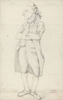 A Gentleman Standing with His Arms Crossed. Creator: Francois-Andre Vincent.