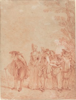 The Wedding Procession, c. 1712. Creator: Jean-Antoine Watteau.