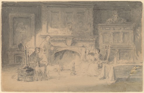 Study for "The Bailey Family". Creator: Robert Walter Weir.