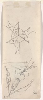 Sheet of Sketches [verso], late 19th century. Creator: Beatrix Godwin Whistler.