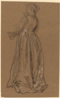 Woman with a Fan, 1873/1875. Creator: James Abbott McNeill Whistler.