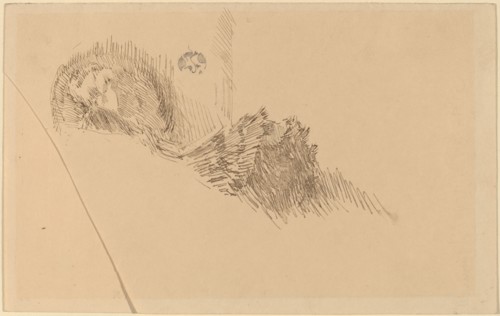 Mrs or Miss McNay, 1882. Creator: James Abbott McNeill Whistler.