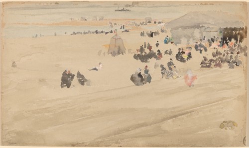 Beach Scene, probably 1885. Creator: James Abbott McNeill Whistler.
