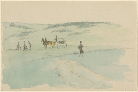 Landscape with Figures and a Carriage. Creator: David Wilkie.