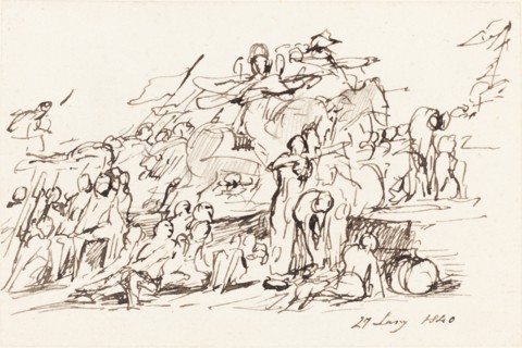 Battle Scene, 1840. Creator: David Wilkie.
