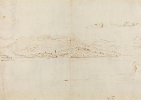 Lago Maggiore, c. 1700. Creator: Gaspar van Wittell.