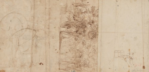 The Gardens of the Villa Medici, 1710-1720. Creator: Gaspar van Wittell.