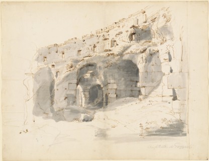The Ruins of an Ancient Amphitheater, c. 1701. Creator: Gaspar van Wittell.