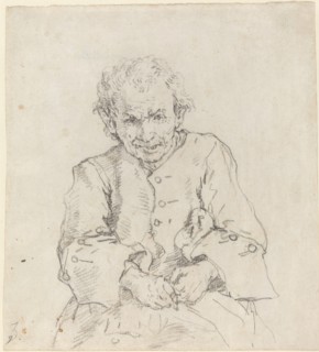 Seated Peasant. Creator: Francesco Zuccarelli.