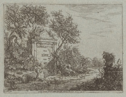 Landscapes and Heads, 1743-1745. Creator: Christian Ludwig von Hagedorn.