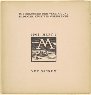 Ver Sacrum [6th year, issue 5, March 1903], 1903. Creator: Karl L.H. Müller.