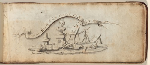 J.E. Shadek Sketchbook, 1861/1862. Creator: J.E. Shadek.