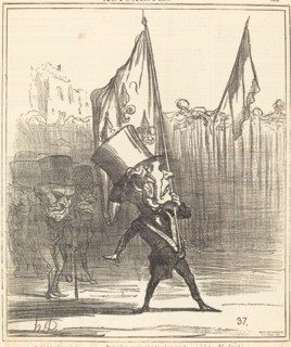 Regardez, mais n'y touchez pas!, 1871. Creator: Honore Daumier.