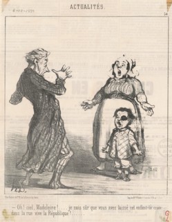 Oh! Ciel Madeleine! ..., 19th century. Creator: Honore Daumier.