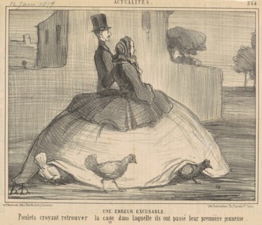 Une erreur excusable, 19th century. Creator: Honore Daumier.