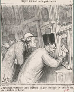 Eh! bien en regardant ce tableau, 19th century. Creator: Honore Daumier.