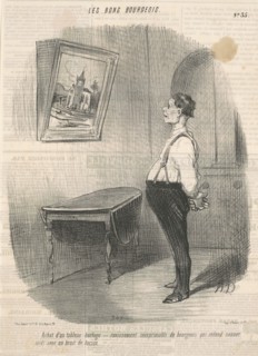 Achat d'un tableau horloge, 19th century. Creator: Honore Daumier.