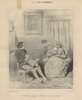 Un neveu qui gagne cruellement une succession, 19th century. Creator: Honore Daumier.