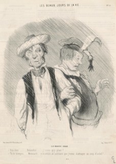 Le Mardi Gras, 19th century. Creator: Honore Daumier.