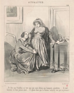 Et dire que Proudhon ne veut pas ..., 19th century. Creator: Honore Daumier.