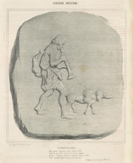 Le retour d'Ulysse, 19th century. Creator: Honore Daumier.