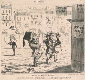 Suites du macadamisage, 19th century. Creator: Honore Daumier.