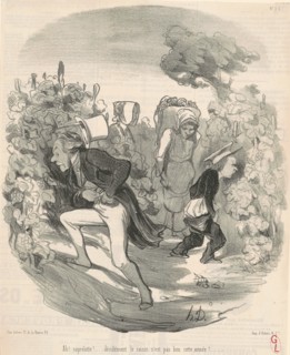 Ah! Saperlotte! ... Le raisin n'est pas bon cette année! ..., 19th century. Creator: Honore Daumier.