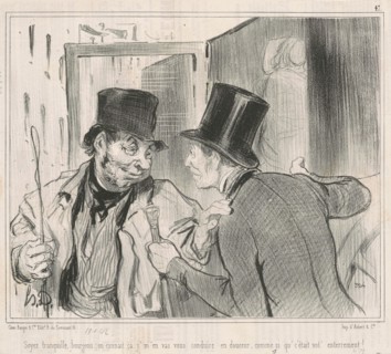 Soyez tranquille bourgeois, on connait, 19th century. Creator: Honore Daumier.