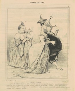 Mariage chinois, 19th century. Creator: Honore Daumier.
