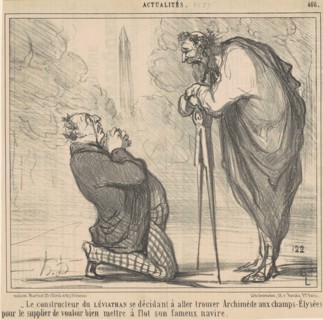 Le constructeur du Léviathan se décidant ..., 19th century. Creator: Honore Daumier.
