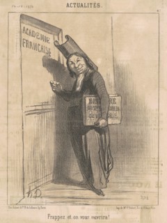Frappez et on vous ouvrira!, 19th century. Creator: Honore Daumier.