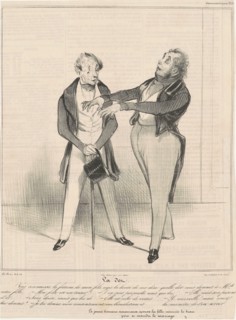 La Dot...vous connaissez la fortune..., 19th century. Creator: Honore Daumier.
