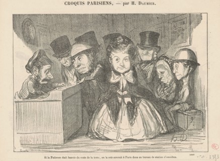 Si la patience était bannie du reste ..., 19th century. Creator: Honore Daumier.