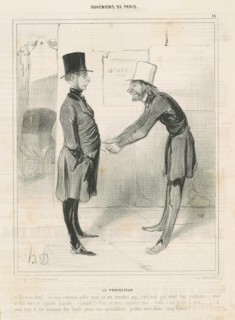 Le Protecteur, 19th century. Creator: Honore Daumier.