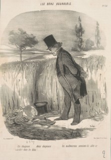 Un chapeau ... deux chapeaux ... les malheureux ..., 1846. Creator: Honore Daumier.