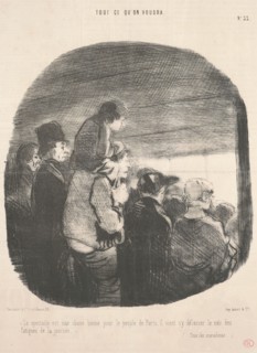 Le spectacle est une chose bonne pour le peuple de Paris ..., 1849. Creator: Honore Daumier.