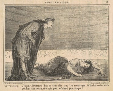La princesse, 19th century. Creator: Honore Daumier.