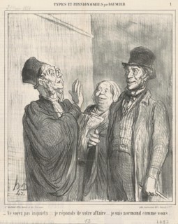 Ne soyez pas inquiets ..., 19th century. Creator: Honore Daumier.