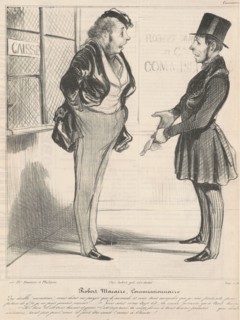 Robert Macaire commissionnaire, 19th century. Creator: Honore Daumier.