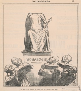 Le hic c'est quand il s'agit de lui mettre une tête, 19th century. Creator: Honore Daumier.