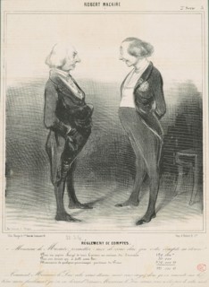 Réglement de comptes, 19th century. Creator: Honore Daumier.