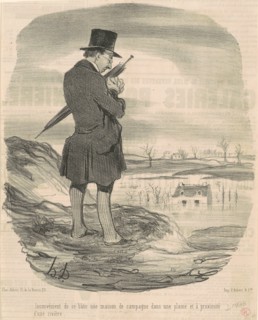 In convénient de se batir une maison de campagne ..., 19th century. Creator: Honore Daumier.