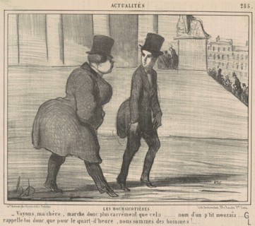 Le boursicotières ... Voyons, ma chère ..., 19th century. Creator: Honore Daumier.