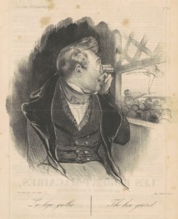 La loge grillée, 19th century. Creator: Honore Daumier.