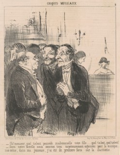 Oh! Monsieur, quel talent possède ..., 19th century. Creator: Honore Daumier.