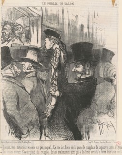 Laisse-moi regarder encore un peu. papa!..., 1852. Creator: Honore Daumier.
